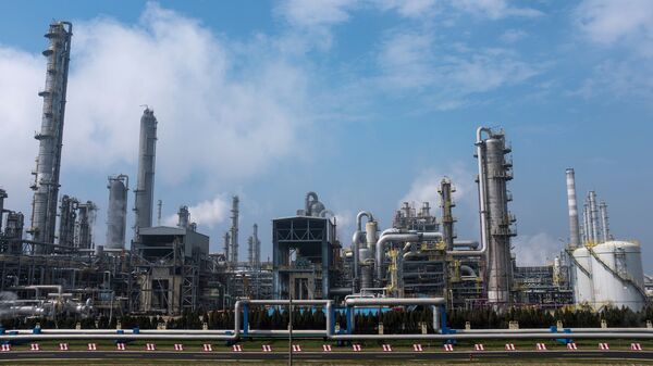 A general view shows the Secco Petrochemical complex in Shanghai  - 俄羅斯衛星通訊社