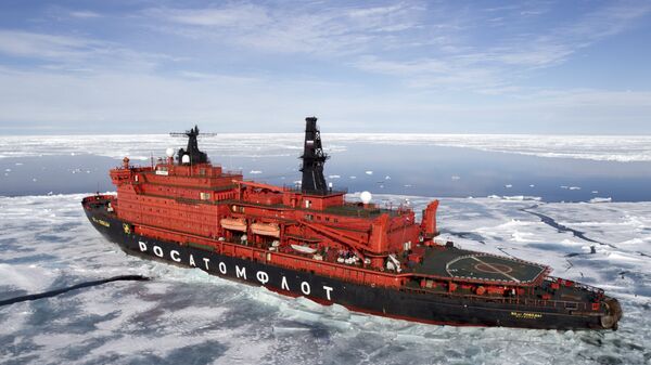 “50週年勝利”核動力破冰船 - 俄羅斯衛星通訊社