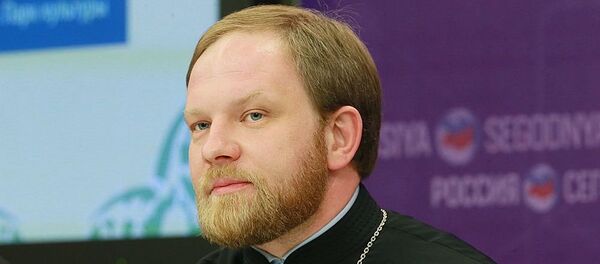 莫斯科及全俄大牧首基里爾的新聞秘書亞歷山大·沃爾科夫 - 俄羅斯衛星通訊社