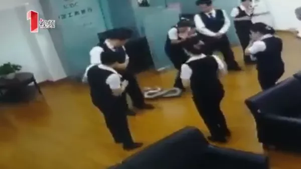 中國一家銀行員工被一條從天花板掉落的蟒蛇砸中 中國一家銀行員工被一條從天花板掉落的蟒蛇砸中 - 俄羅斯衛星通訊社