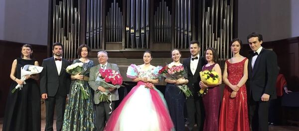 李珍珍在音乐会上 - 俄罗斯卫星通讯社