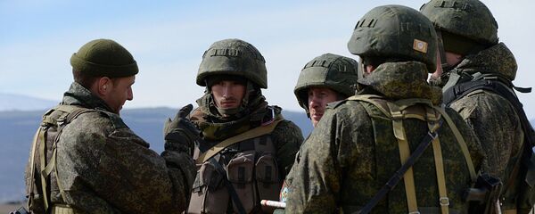 俄羅斯南部軍區的山地機動步槍旅軍人 - 俄羅斯衛星通訊社