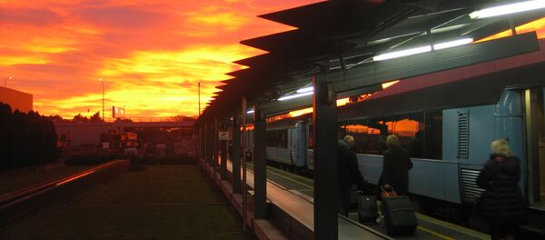 Железнодорожная станция Christchurch в Новой Зеландии Железнодорожная станция Christchurch в Новой Зеландии - 俄罗斯卫星通讯社