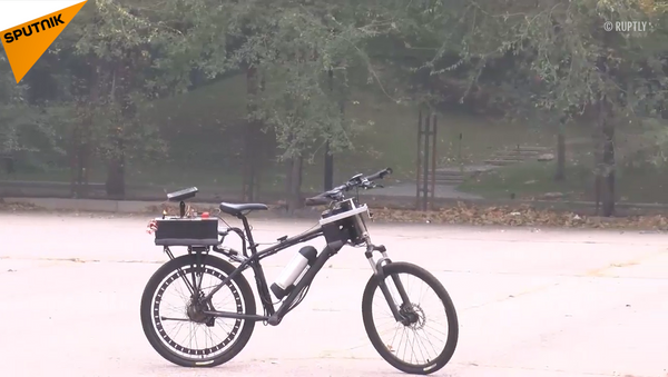 清华学生发明无人驾驶自行车 - 俄罗斯卫星通讯社