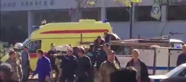 克里米亚刻赤一所学校一爆炸装置爆炸 - 俄罗斯卫星通讯社