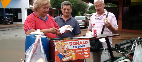 特朗普“孪生兄弟”在巴拉圭卖热狗 - 俄罗斯卫星通讯社