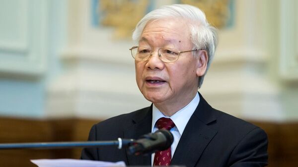 越南國會推舉越共中央總書記阮富仲為新一任國家主席 - 俄羅斯衛星通訊社