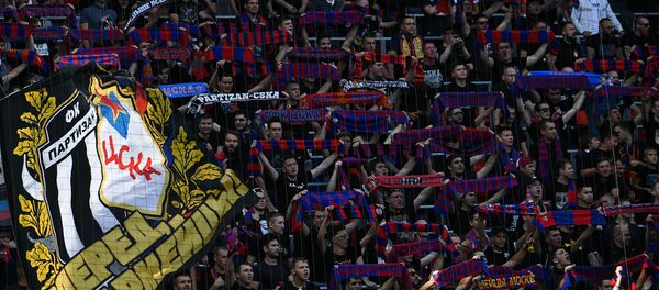 莫斯科中央陆军球迷 - 俄罗斯卫星通讯社