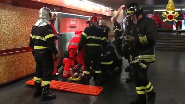 罗马地铁扶梯事故 - 俄罗斯卫星通讯社