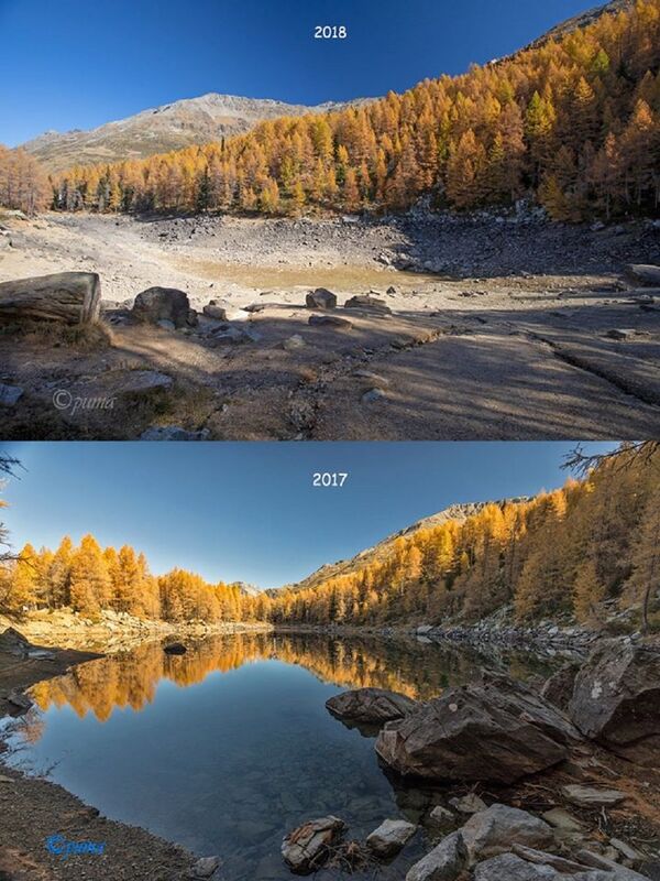 意大利著名蓝湖干涸 - 俄罗斯卫星通讯社