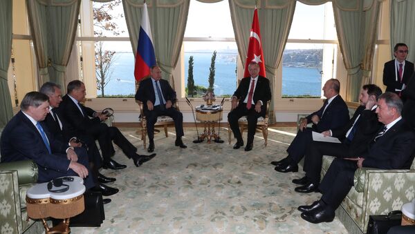 普京结束了与埃尔多安在伊斯坦布尔的会谈 - 俄罗斯卫星通讯社