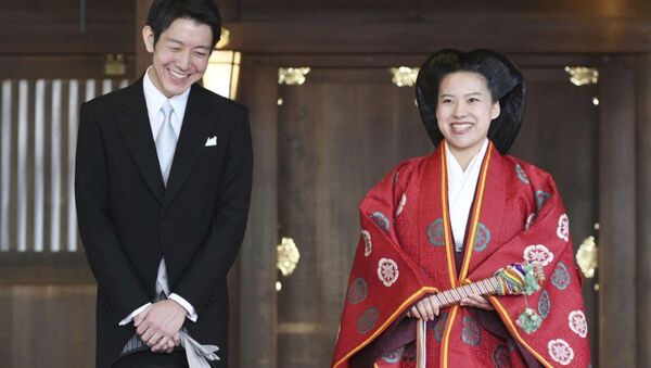 日本公主綾子下嫁平民後將失去皇族身份 - 俄羅斯衛星通訊社