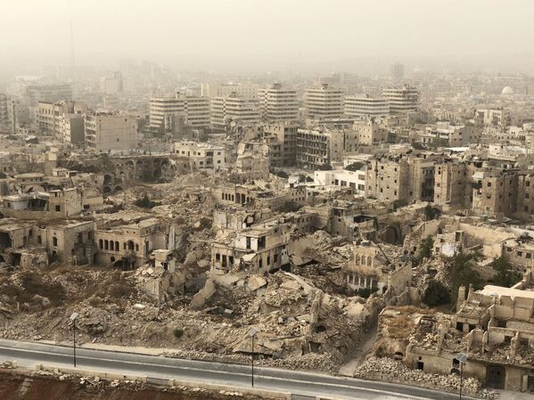 阿勒颇被毁建筑 - 俄罗斯卫星通讯社