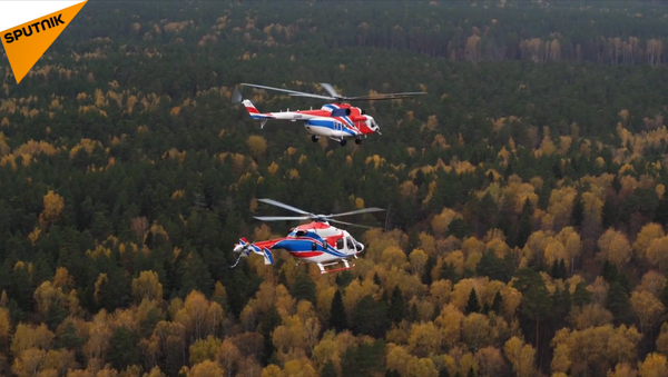 俄米-171A2和安薩特直升機訓練飛行 - 俄羅斯衛星通訊社