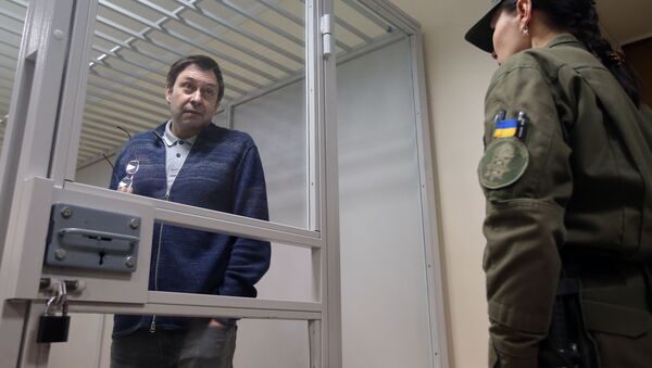 律师：“俄新社乌克兰”网站负责人维辛斯基关押期延长至12月28日 - 俄罗斯卫星通讯社