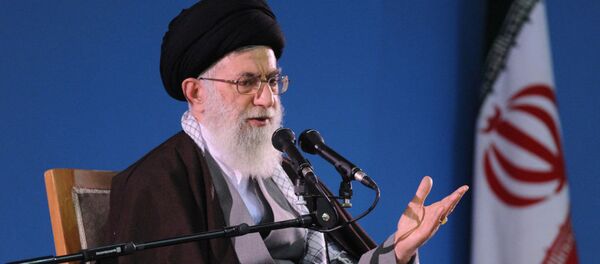 Верховный лидер Ирана аятолла Али Хаменеи - 俄羅斯衛星通訊社