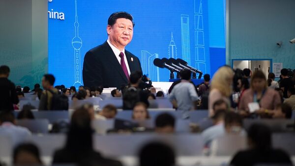 中國國家主席習近平宣佈首屆中國國際進口博覽會開幕 - 俄羅斯衛星通訊社
