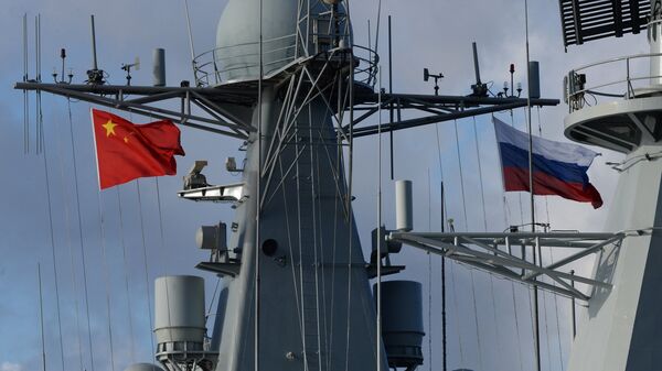“北部∙联合-2023”演习期间俄中舰艇展开对海上目标的联合射击演练 - 俄罗斯卫星通讯社