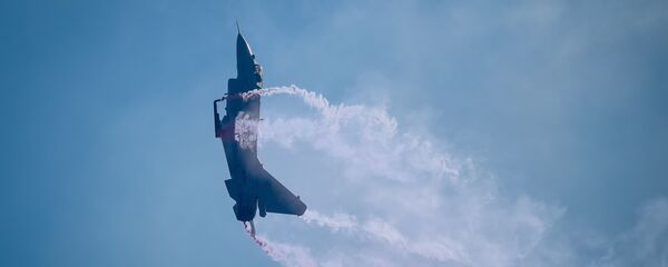 Китайский истребитель J-10B на авиасалоне Airshow China-2018 - 俄罗斯卫星通讯社
