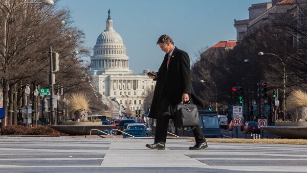 Здание Конгресса США на Капитолийском холме в Вашингтоне. - 俄罗斯卫星通讯社