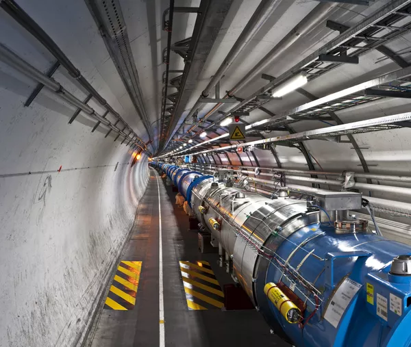 View of the LHC tunnel sector 3-4 View of the LHC tunnel sector 3-4
