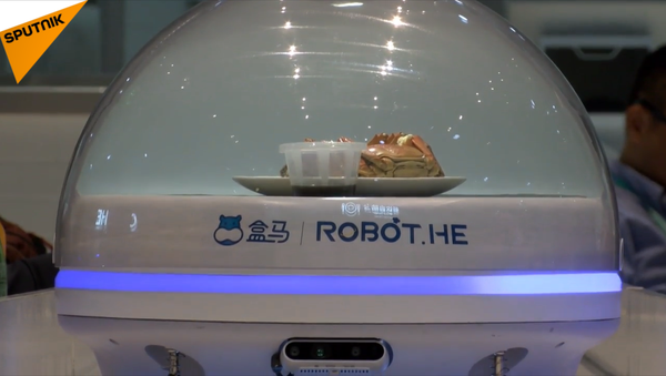 阿里无人餐厅机器人取代服务员 - 俄罗斯卫星通讯社