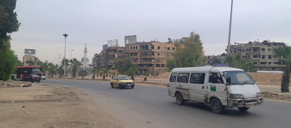 Сирийцы и палестинцы восстанавливают район Ярмук в Дамаске - 俄罗斯卫星通讯社