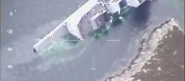 网络出现沉没的挪威海军护卫舰的视频 - 俄罗斯卫星通讯社