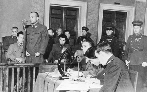 被告，731部队分队前队长，军医少将Onoue Masao做最后的陈述 - 俄罗斯卫星通讯社