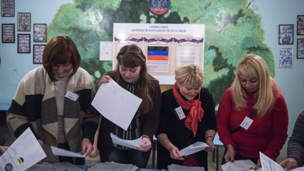 普希林以60.85%的支持率在顿涅茨克人民共和国领导人选举中获胜 - 俄罗斯卫星通讯社