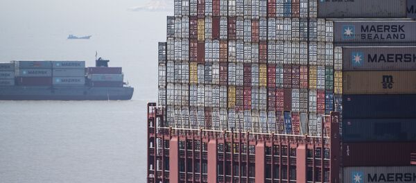 美国油轮在上海 - 俄罗斯卫星通讯社