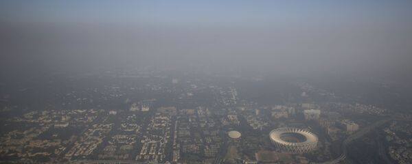 Плотный смог над Нью-Дели, Индия - 俄羅斯衛星通訊社