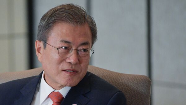Президент Южной Кореи заявил, что КНДР не выгодно прекращение диалога с США  - 俄罗斯卫星通讯社