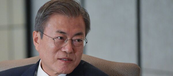 Президент Южной Кореи заявил, что КНДР не выгодно прекращение диалога с США  - 俄罗斯卫星通讯社