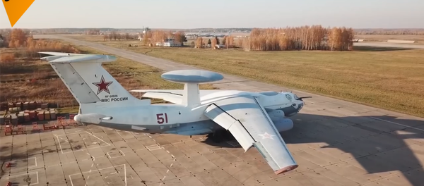 A-50远程雷达预警机罕见飞行画面 - 俄罗斯卫星通讯社