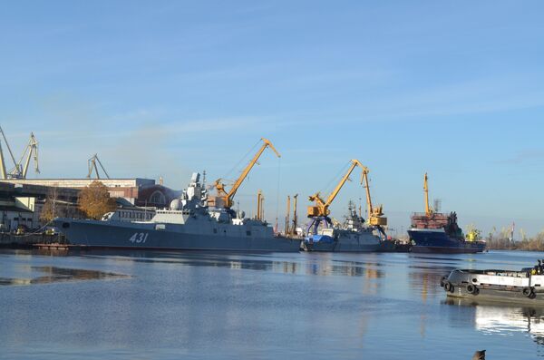 22350型護衛艦是蘇聯解體後俄羅斯建造的首批大型水面軍艦。就其大小、排水量和攜帶武器而言，它們完全可與驅逐艦相媲美。 - 俄羅斯衛星通訊社