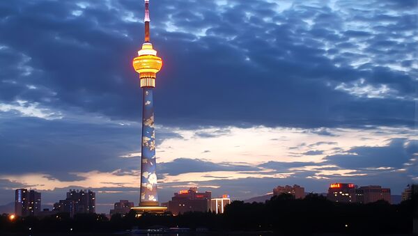 Телевизионная башня в Пекине, Китай - 俄罗斯卫星通讯社