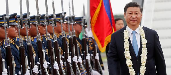 习近平抵达马尼拉开始对菲律宾进行首次国事访问 - 俄罗斯卫星通讯社