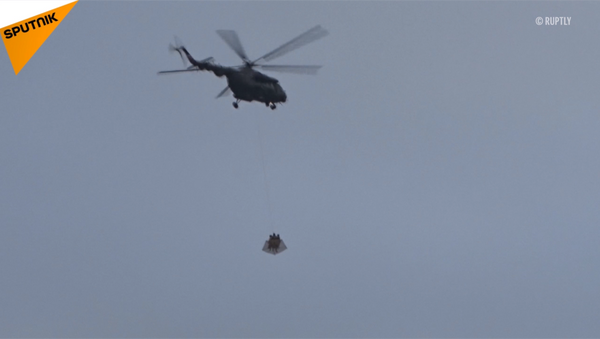 直升機飛越克里姆林宮上空 - 俄羅斯衛星通訊社