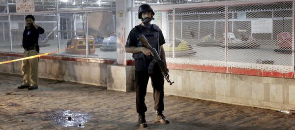 Полиция на месте теракта в  Пакистане - 俄羅斯衛星通訊社