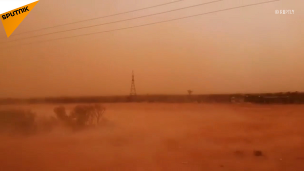 沙尘暴来袭澳大利亚东南部现橙色天空 - 俄罗斯卫星通讯社