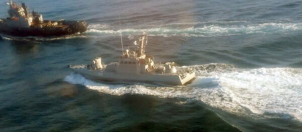 Три корабля ВМС Украины пересекли российскую границу Три корабля ВМС Украины пересекли российскую границу - 俄罗斯卫星通讯社