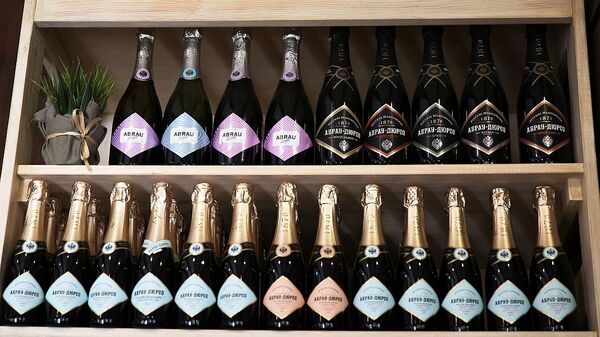 Abrau-Durso公司生產的香檳酒 - 俄羅斯衛星通訊社