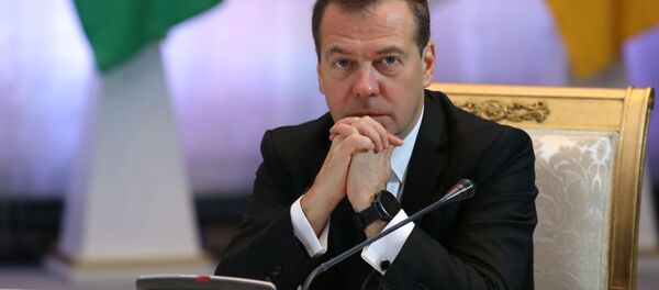 Премьер-министр РФ Дмитрий Медведев Премьер-министр РФ Дмитрий Медведев - 俄羅斯衛星通訊社