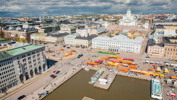 Вид на центральную часть Хельсинки - 俄罗斯卫星通讯社