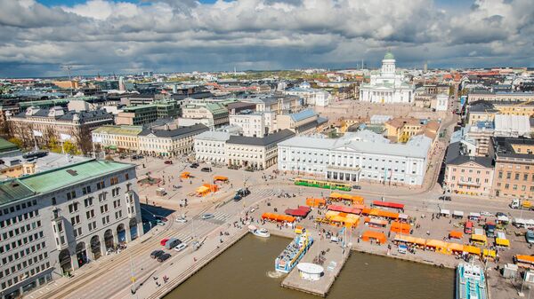 Вид на центральную часть Хельсинки - 俄羅斯衛星通訊社