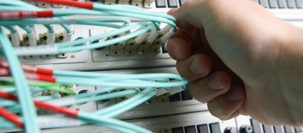 Сетевое оборудование в серверной - 俄罗斯卫星通讯社