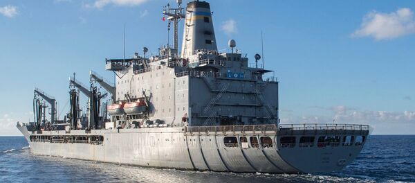 Корабль ВМС США USNS Pecos (T-AO-197). - 俄羅斯衛星通訊社