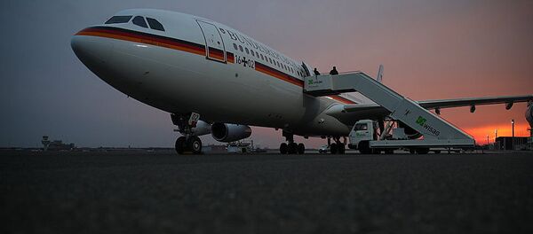 德国总理默克尔的专机 - 俄罗斯卫星通讯社