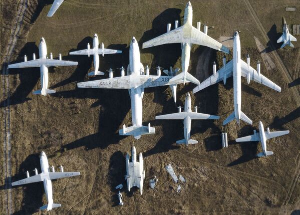 俄羅斯空軍博物館內的飛機和直升機展品 - 俄羅斯衛星通訊社